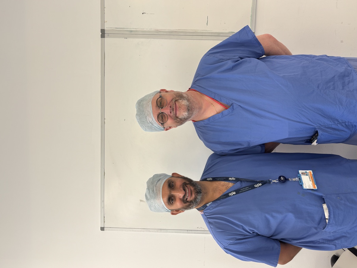 Mr Nabeel Bhatti and Professor Simon Holmes